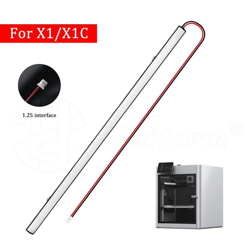 Für Bambu Lab X1/P1 LED-Licht Verbesserte Lichtleiste Hochhelle Beleuchtung Magnetische Installation für P1S X1C 3D-Drucker-Teile