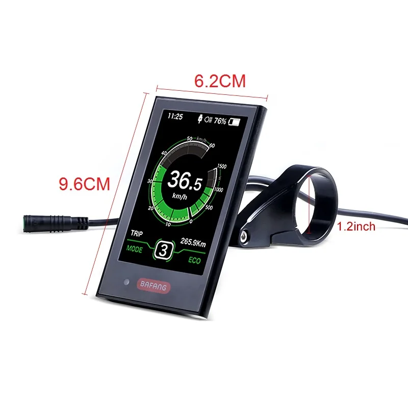 

Electric Bike Bafang 8fun BBS01 BBS02 BBSHD DP-C18 LCD Display For Mid-drive Motor Hub Motor