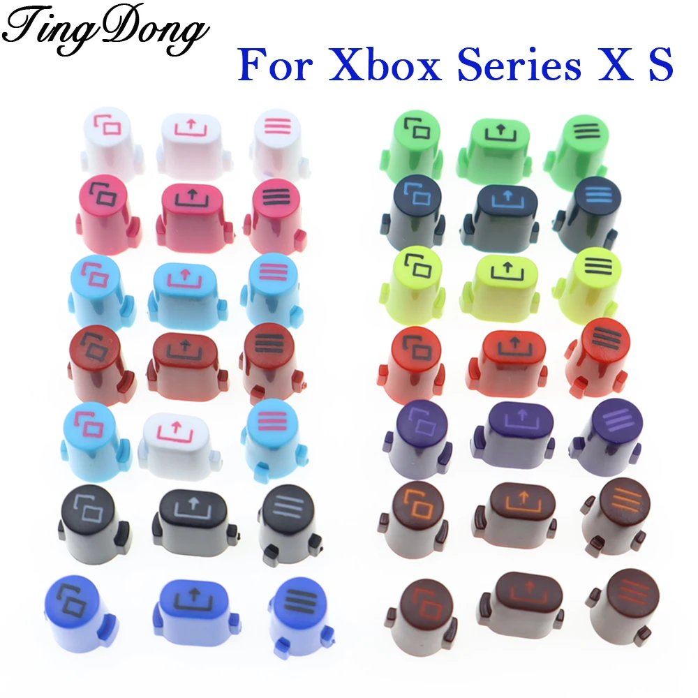 3Sets Ansicht Menü Teilen Tasten Ersatz Für XBox Serie X S Core Game Controller Reparatur Teile