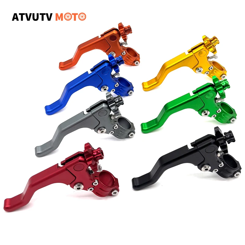 Palanca de embrague corta para motocicleta de 22mm y 7/8 pulgadas para Suzuki RM85 RM125 RM250 RMZ250 RMZ450 RMX250R RMX250S DRZ400R DRZ400S DR250R