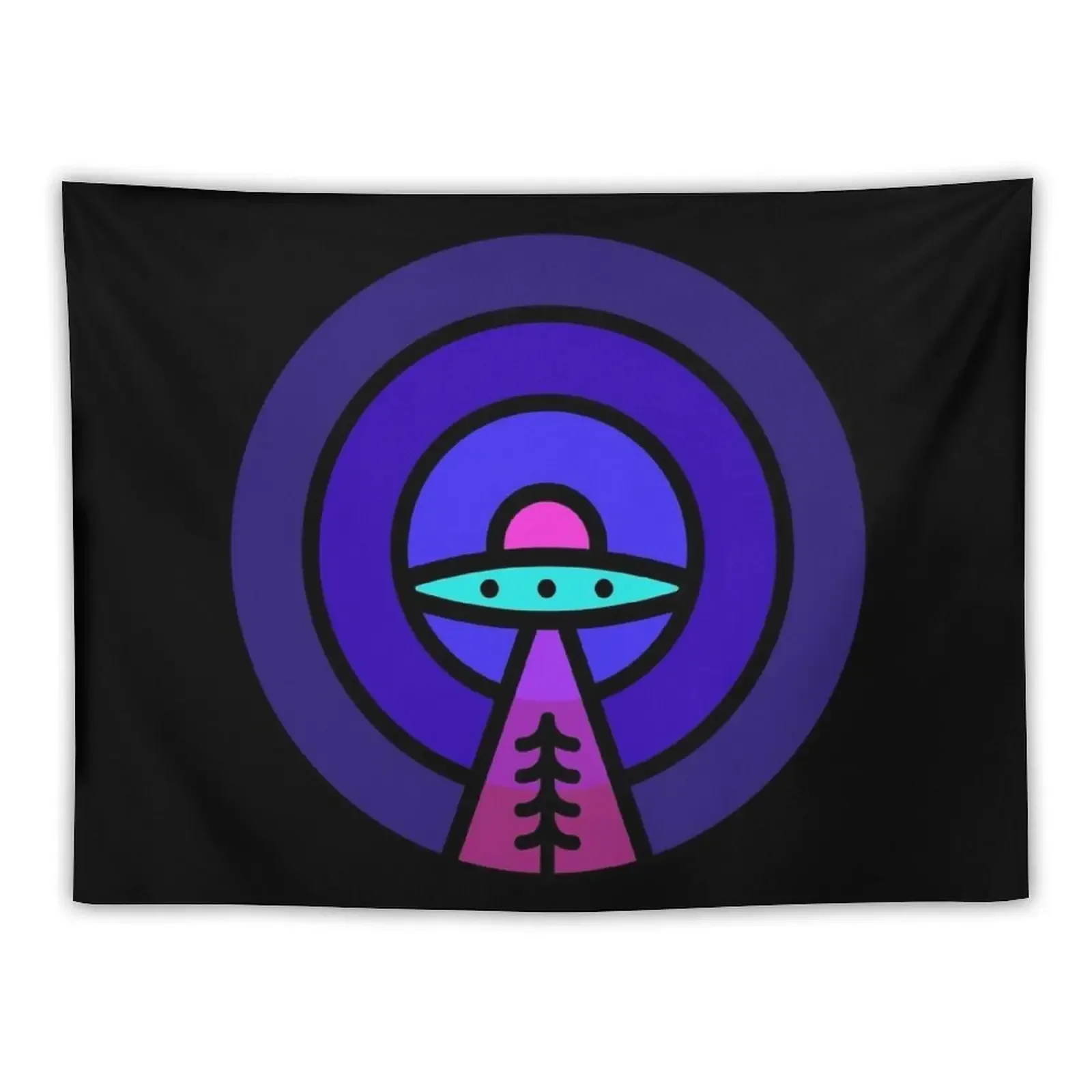

Aliens - Night Ver Tapestry Room Decoration Aesthetic Room Decoration Korean Style Decoration Room Aesthetic Decor Tapestry