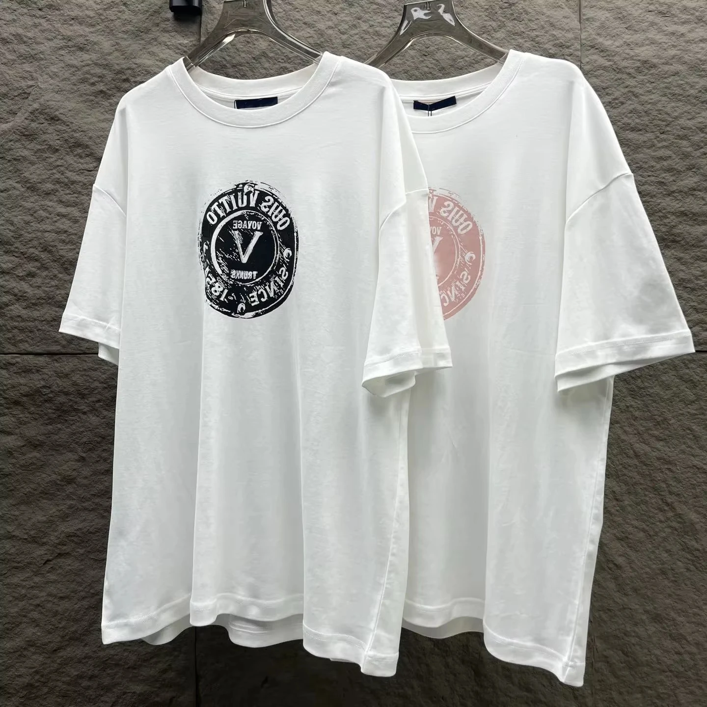 

European and American Women's Brand Short-sleeved 25 Limited Edition Letter-printed Pure Cotton Short-sleeved Women's Top