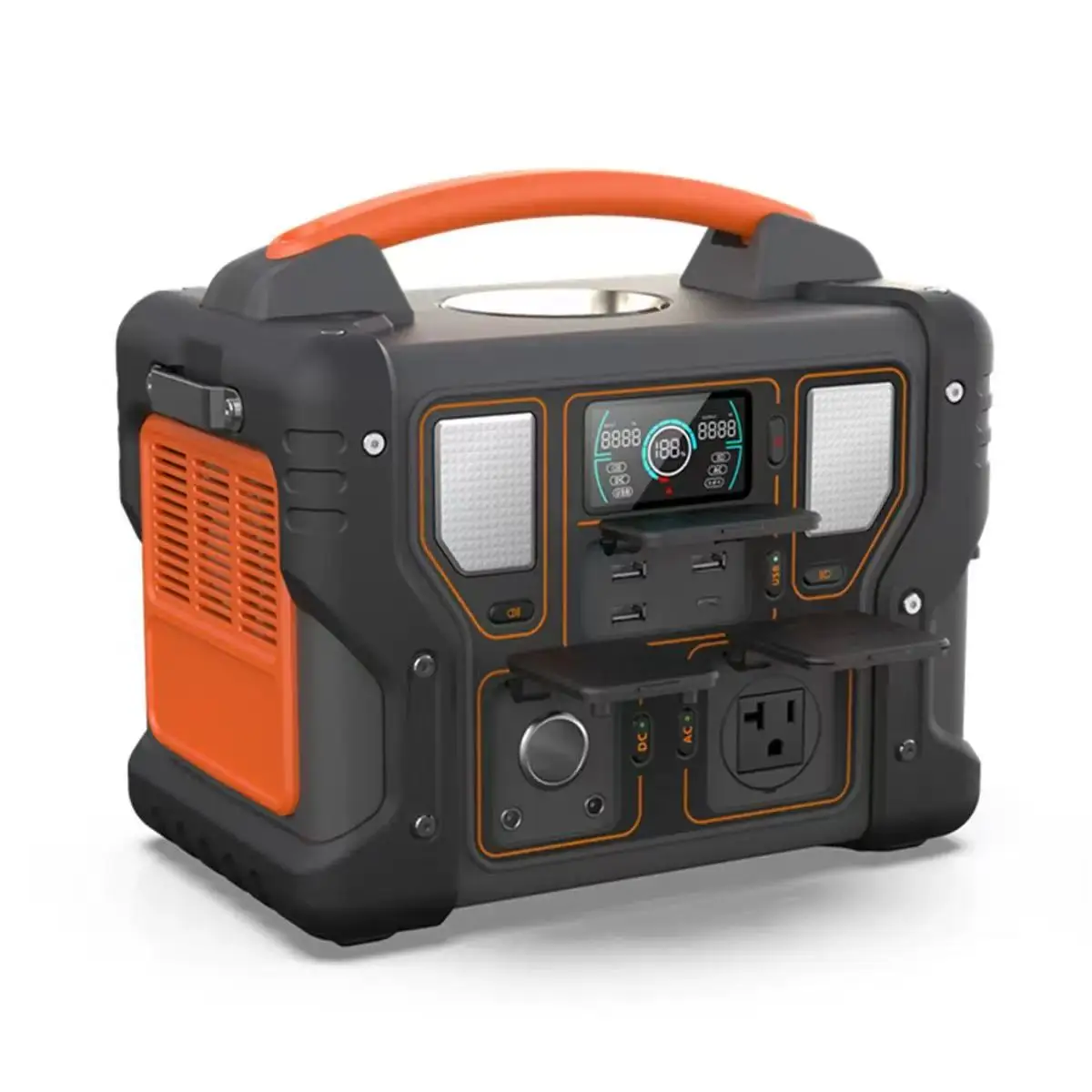 Camping Outdoor Power Station Fast Charging Lithium Battery Pure Sine Wave MPPT High Quality Portable Solar Generator