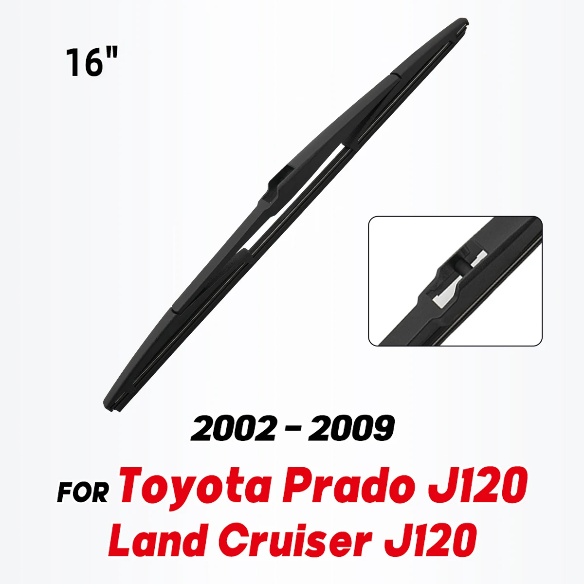 

Wiper 16" Rear Wiper Blade For Toyota Prado J120 Land Cruiser J120 2002 - 2009 Windshield Windscreen Rear Window