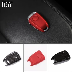 Dla Alfa Romeo Giulia Stelvio 2017 2018 2019 2020 samochód ABS czerwony przycisk Shell Cover tapicerka akcesoria