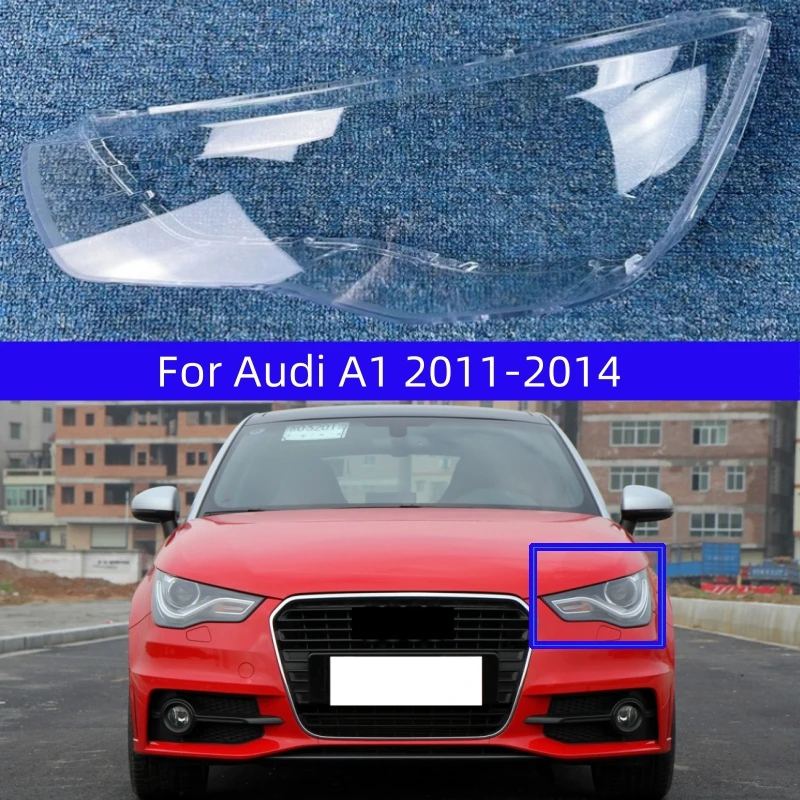 

Для Audi A1 2011 2012 2013 2014, пара автомобильных фар, стеклянная крышка, прозрачная автомобильная фара, линза головного света