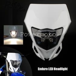 Dirt Bike Motorcycle LED Headlight  HI/LO Beam Endruo DRL Head Lamp For Yamaha WR125 WR250 WR450 WR400F WR155 WR 250 450 F R