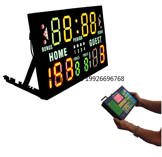 

Electronic Portable Scoreboard Led Score Board Digital Battery Scoreboard for Basketball