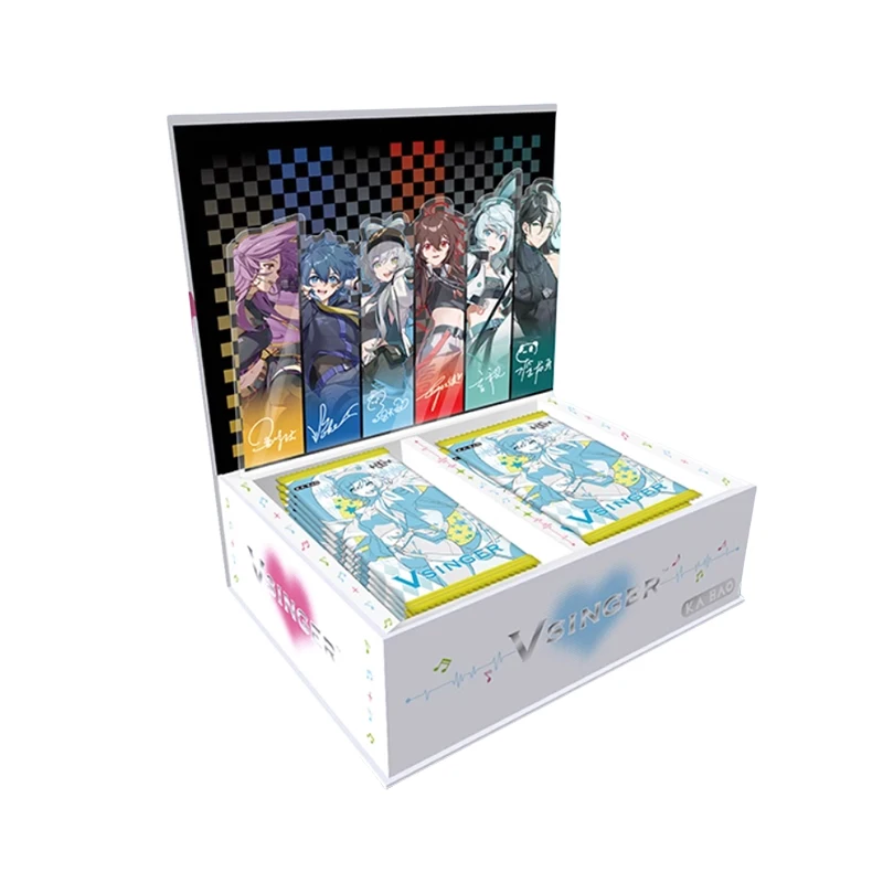 بطاقة Luo Tianyi الرسمية الأصلية Vsinger Virtual Singer Idol Card Anime Collection Cards أنيمي الطرفية اللعب بطاقة فلاش الهدايا