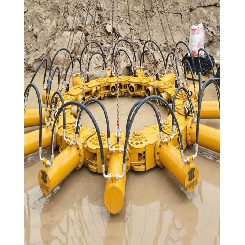Borehole Drilling Concrete Formed Hydraulic Concrete Pile Cutting Machine for Excavator Hydraulic Concrete Pile Breaker Cropper