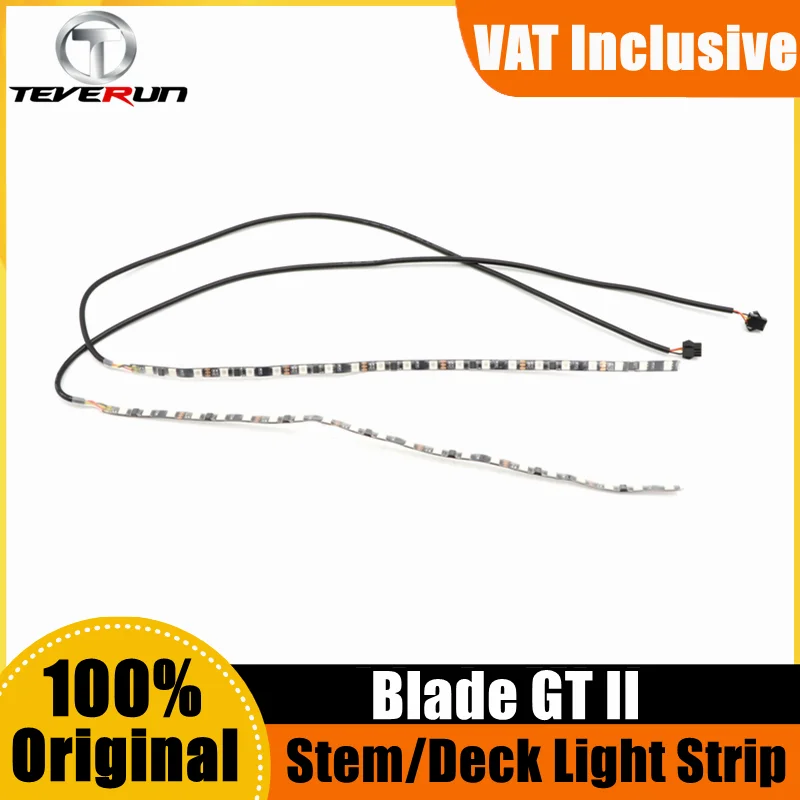 Original Front Pole Stem LED Light Strip Parts For Blade GT2 Blade GT II Electric Scooter LED Light Bar At Deck Side Accessories