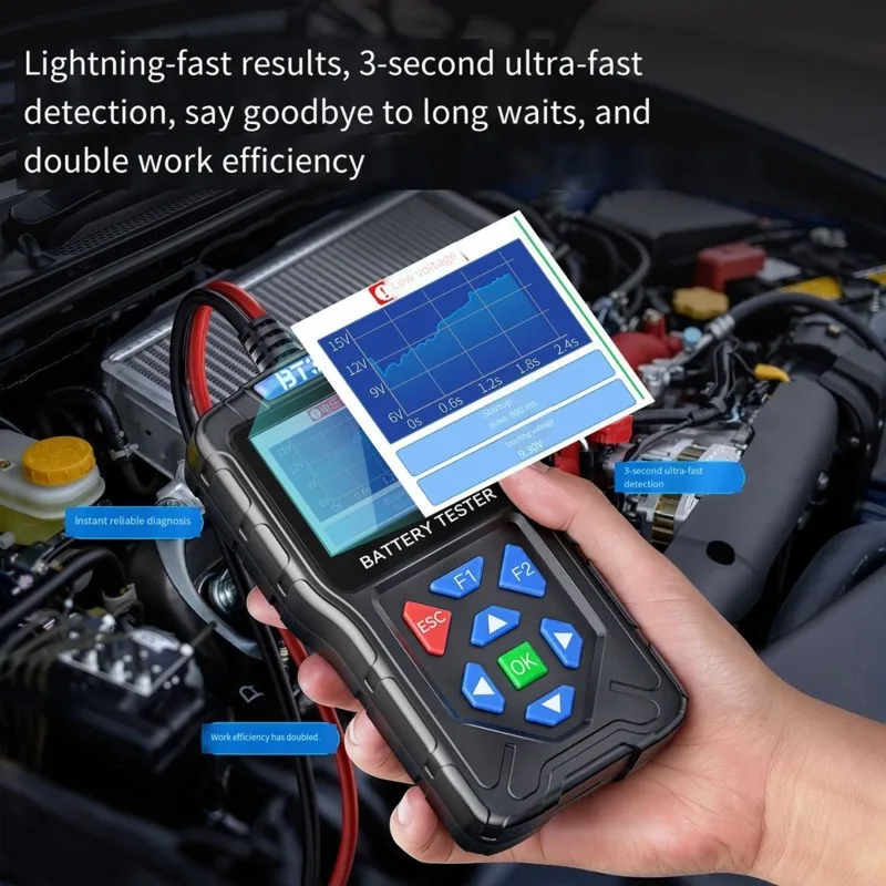 

A58X-BT309 Car/Motorcycle Battery Health Scanner Automotive Diagnostic Tool Battery Tester