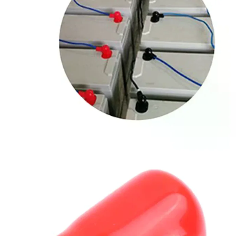 1Pair Car Motorcycles Battery Negative Positive Terminal Cover Cap Boat Insulating Protector Replacement Batteries