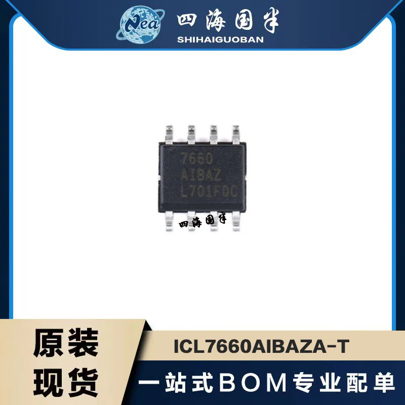 

10PCS ICL7660AIBAZA-T SOIC-8 DC-DC Power Chip Electronic Components
