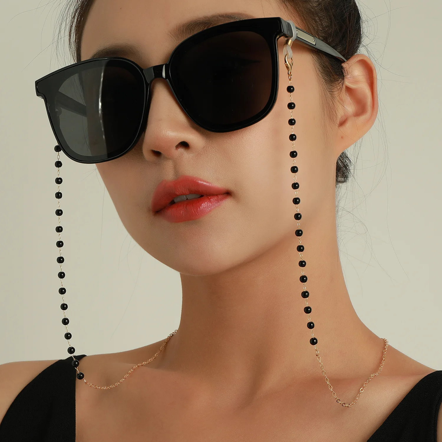 Sunglasses Masking Chains For Women Acrylic Pearl Crystal Eyeglasses Chains Lanyard Glass 2022 New Fashion Jewelry Wholesale