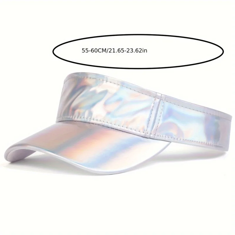 New Laser Top Hat for Women'S Street Fashion, Easy Duckbill Hat, Summer Outdoor Sunshade, No Top Couple Baseball Cap