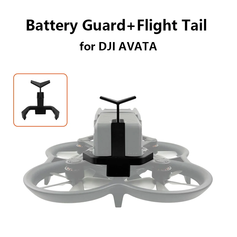 

for DJI Avata Drone Battery Guard Foldable Anti-Release Buckle Protective Clamp Anti-lose Protector Anti Slip Holder Flight Tail