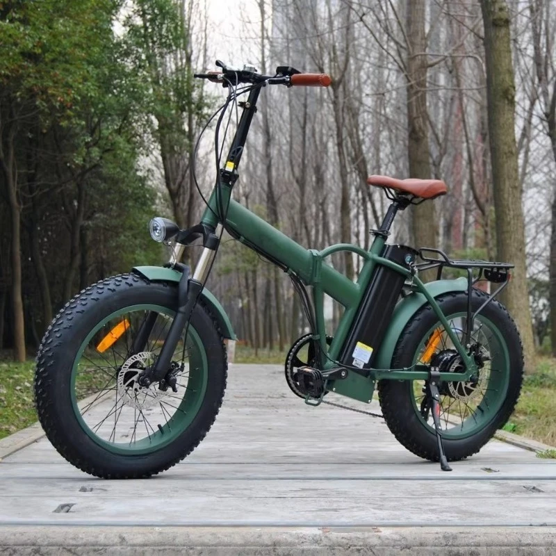 Hot Sale 48V 500W Rear Hup Motor Electric Road Bike Folding for Women Adults Electric Bicycle