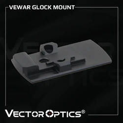 Victoptics Pistol Footprint Mount  Vewar Glock /hi-Cap 6061-T6 Aluminum Alloy for Red Dot Scope