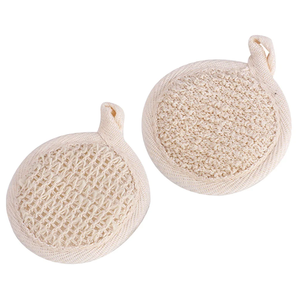 

2 Pcs Bath Towel Towels Scrubber Exfoliating Skin Care Scrubbing Cloth Body Cloths for Shower Showering Bubble Making