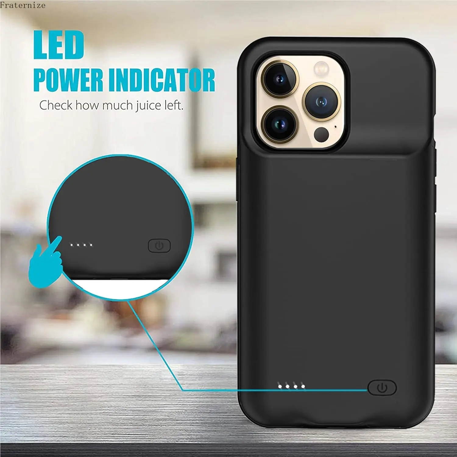 Чехол-аккумулятор для iPhone 13 Pro, 7000 мАч, ультратонкий портативный чехол для зарядного устройства, чехол для зарядки аккумуляторной батареи