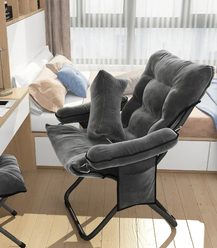 Lazy sofa, back reclining chair, student dormitory, computer chair, home bedroom, single small sofa, balcony, lounge chair Hot s