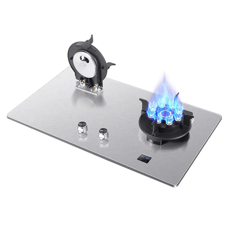 

Double Head Flipped Over Burner Home Kitchen Lng Cooking Plate Cooktop Stove Hob Folding Fire Stove 2 Ways