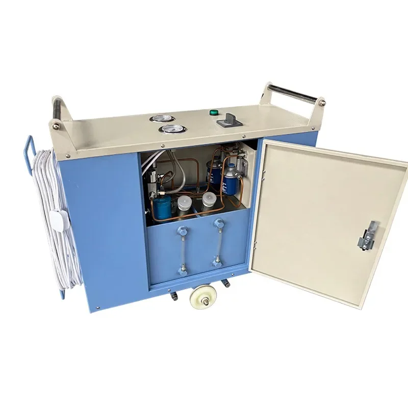 Cotton spinning spindle cleaning and refueling machine, glass fiber spindle double twisting machine