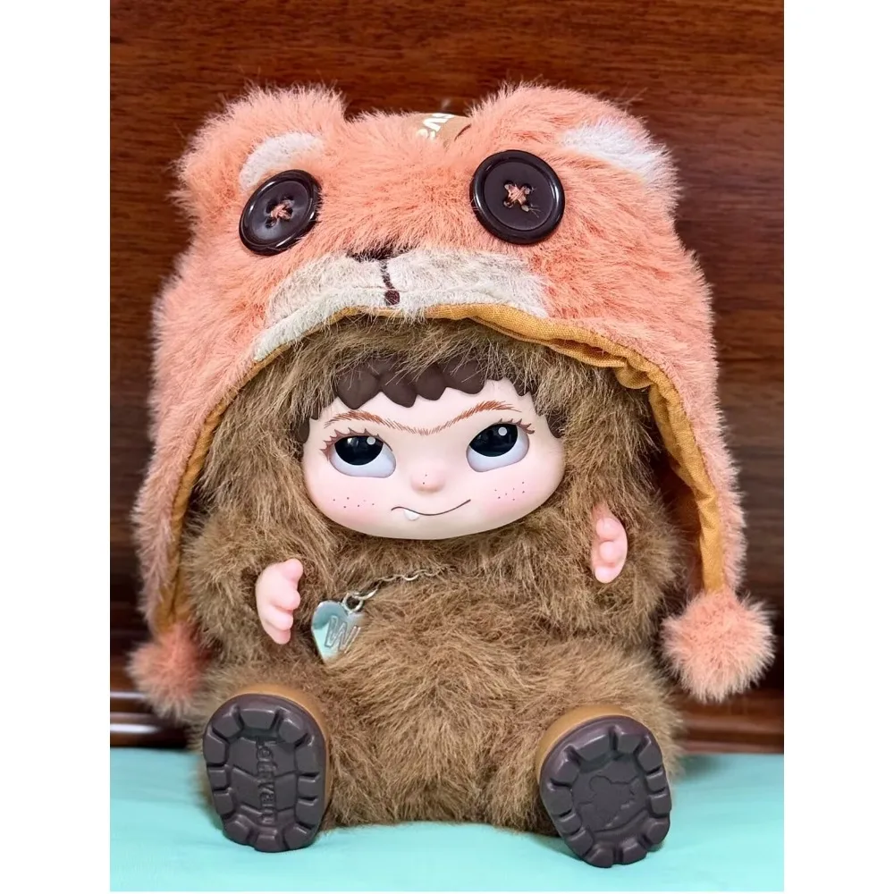 WAKUKU – boîte aveugle de la série Party tendance, poupée en peluche faite à la main, cadeau mystère pour les cheveux, amoureux de la mode, jouet de collection avec visage en vinyle