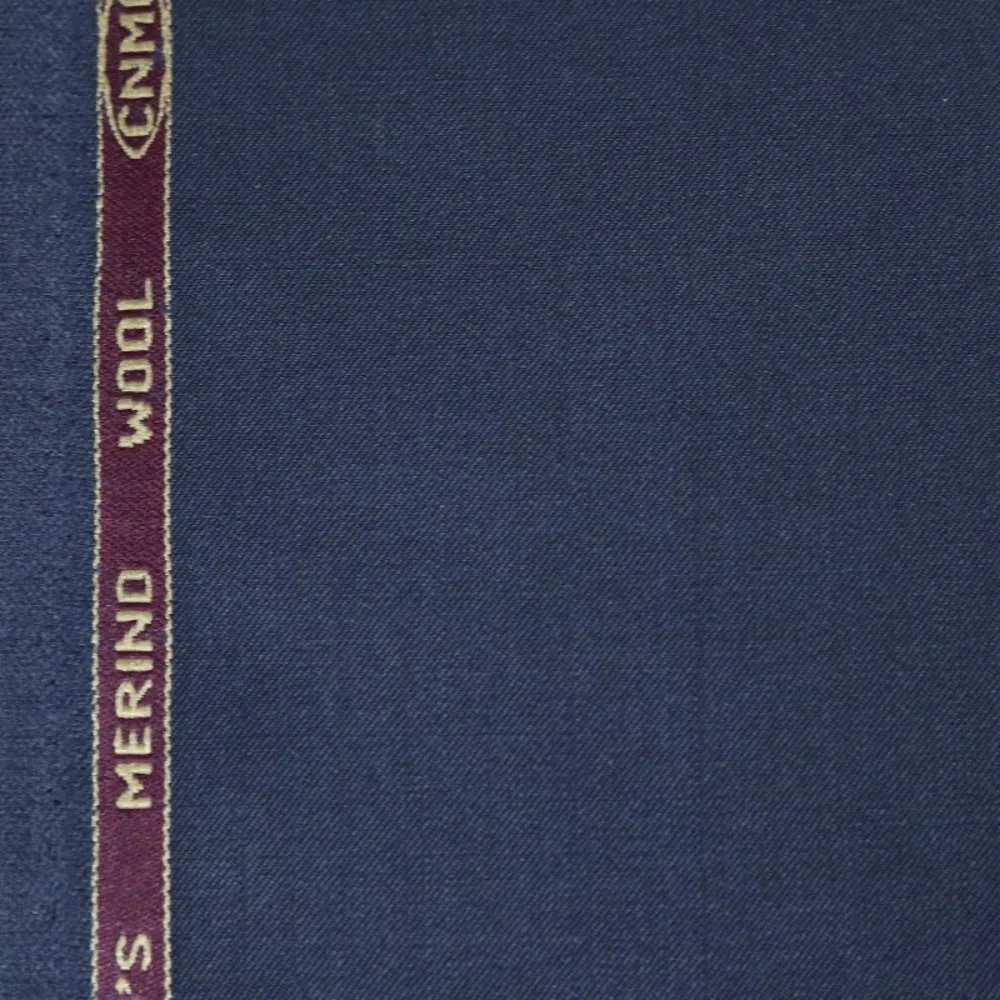 High Quality Anti-Static Wool Tencel Gabardine Dark Navy Fabric Cloth Fabrics For Sewing Business Suit Uniform Trousers Material