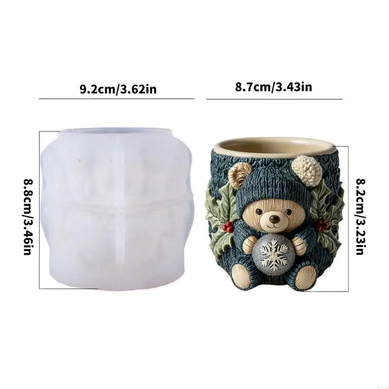 Bear Silicone Mold For Resin Jewelry Crafting And DIY Home Decors view 6