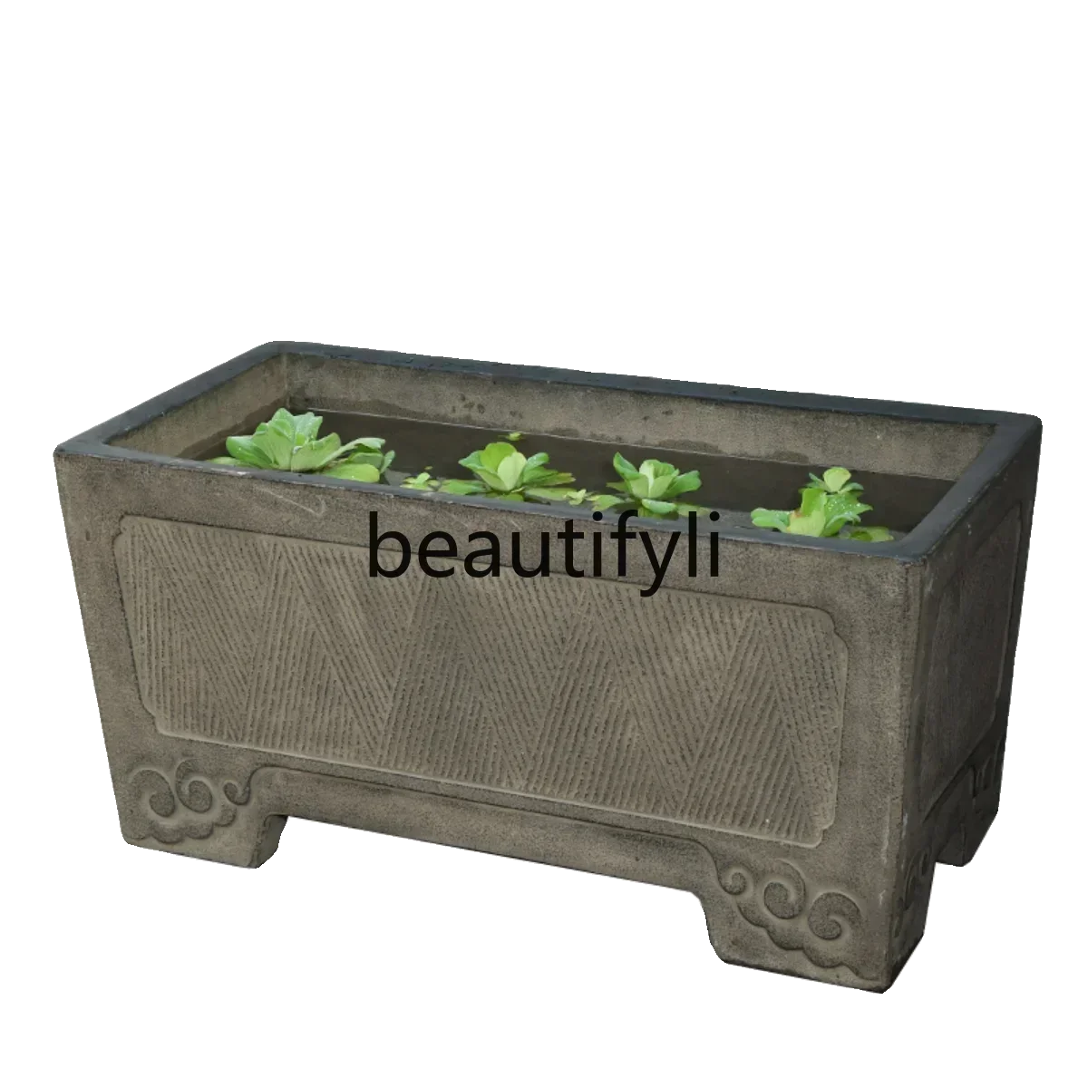 

zz1Outdoor balcony fish pond landscaping ornaments courtyard ancient small fish tank landscape yard floor sink