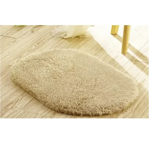 Bath Mats Non-slip Cashmere 30*50cm Toilet Floor Mat Strong Water Absorption Shower Kitchen Bedroom Soft Rug Bathroom Accessorie