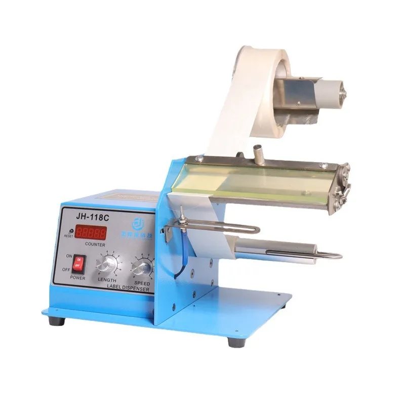 

machine Fiber optic sensor Transparent self-adhesive label stripping machine JH-118C Gold Welding Source Technology