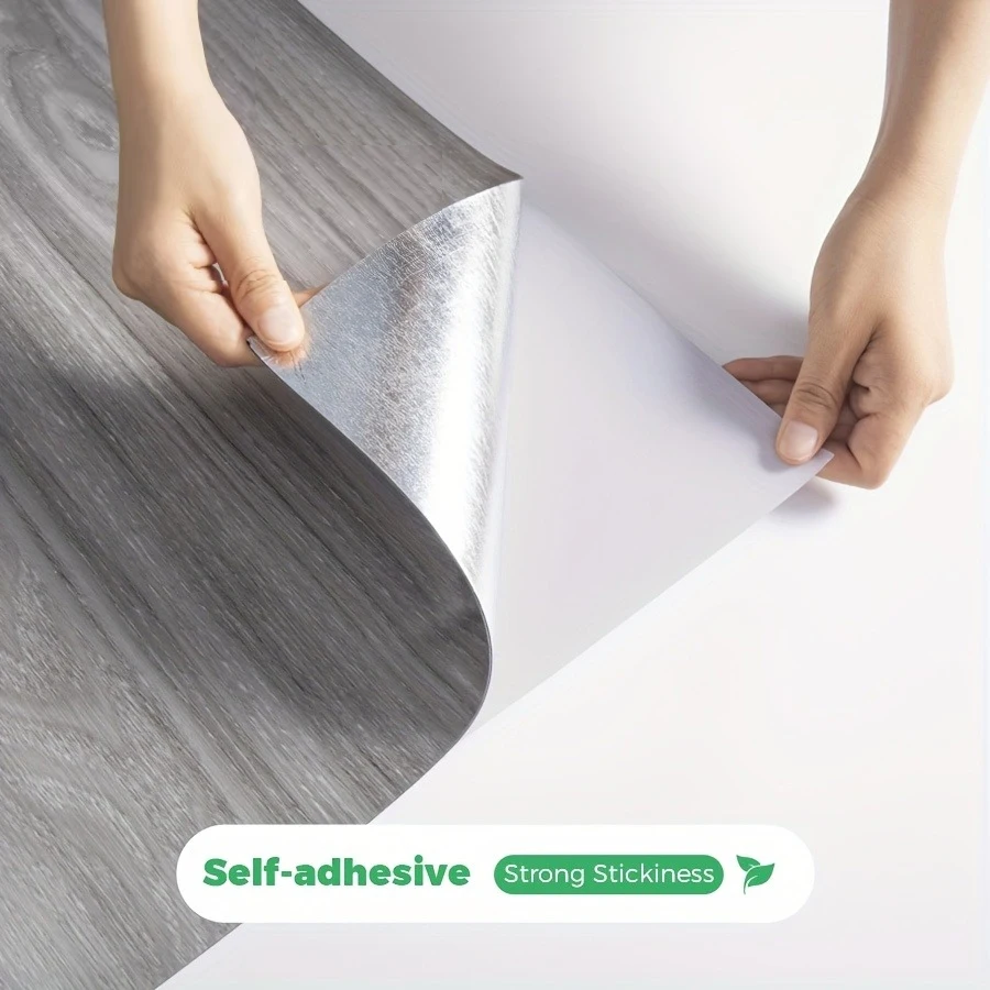 30CMX30CM Wear-resistant Self-adhesive Wood Grain Floor Sticker Thickened Waterproof SXP Self Adhesive Floor Sticker Non-Slip