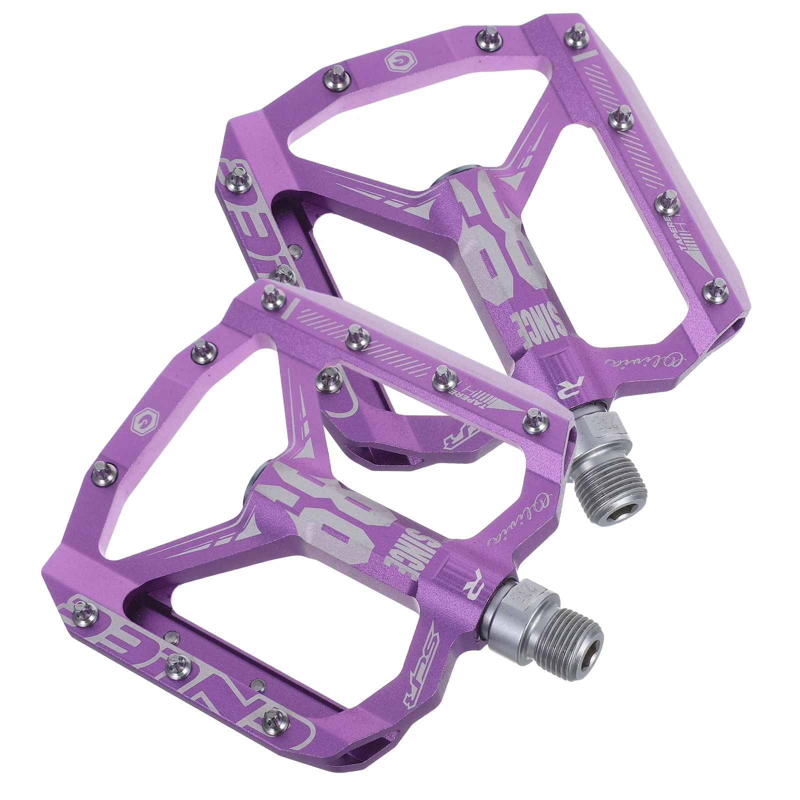 

Mountain Bike Pedals Non-slip Platform Metal Bicycle Universal Foldable Triple Sealing Bearings Comfortable Efficient Pedaling