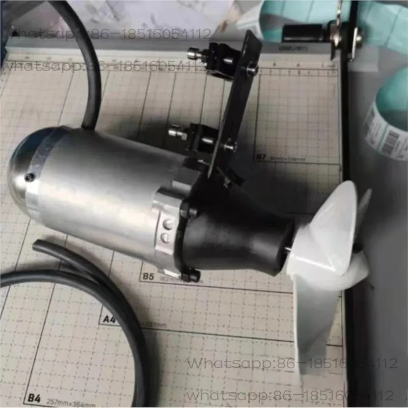 1800W12-48v DC Brushless Marine Propeller Canoe Power Machine Supports Cruise Forward, Backward, Pause, Fast and Strong Thrust