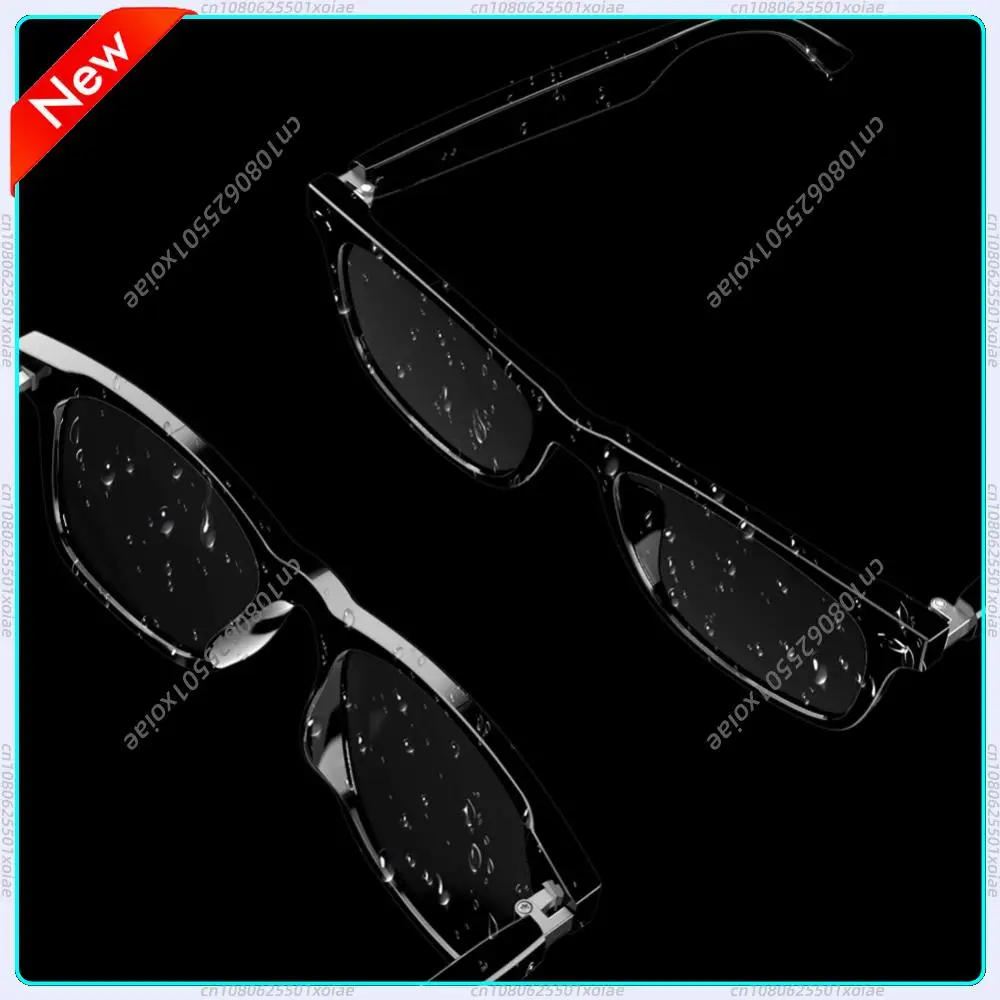

Smart Glasses AI Voice Assistant BT Audio Glasses Open Ear Sound Mic & Speakers Outdoor Sport Glasses with Camera for Women Men