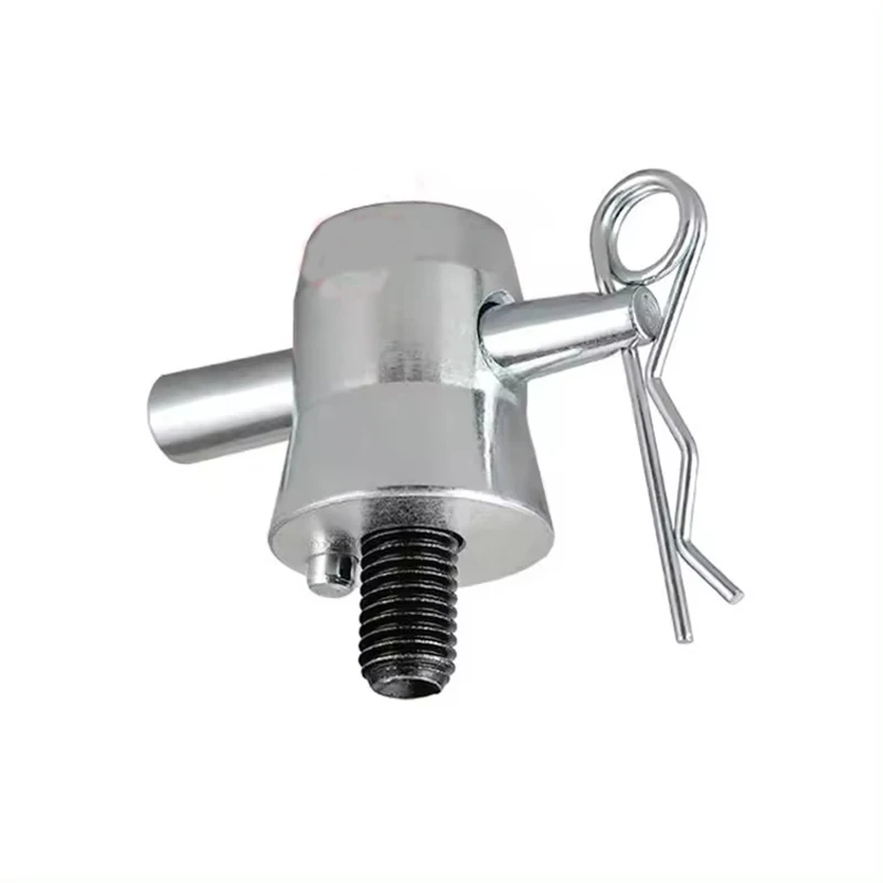 10Pack Silver Aluminum Half Conical Coupler with Clips Pins for Stage Truss Trusses Fit F34 for Stage Moving Head Clamp Hook
