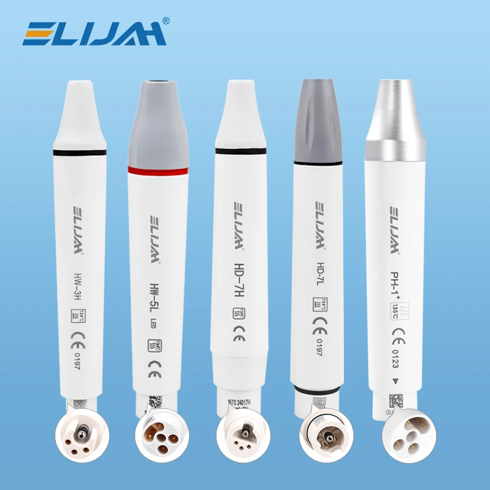 

ELIJAH Dental Ultrasonic Piezo Scaler Handpiece LED Dental 135° Sterilize Handle Fit for EMS WOODPECKER UDS SATELEC DTE Dentist