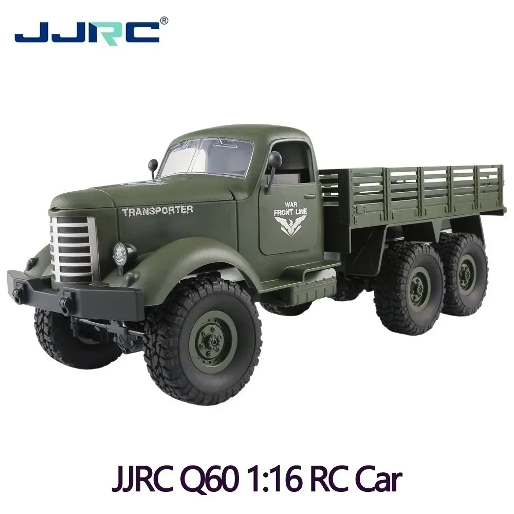

JJRC Q60 1:16 RC Car Simulation THAAD Six Wheel Military Truck Model Off-Road Climbing Children's RC Car Toys Christmas Gift