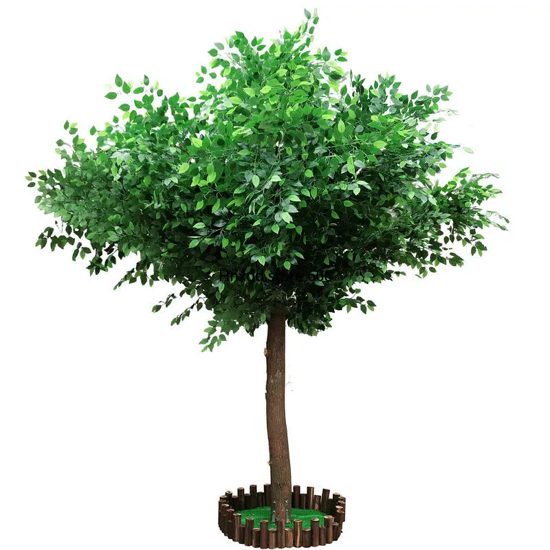 Simulation banyan large plant hotel shopping mall wedding props window decoration