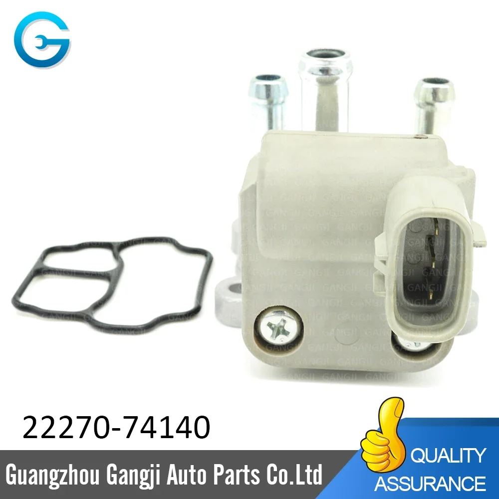 22270-74140 2227074140 วาล์วควบคุมอากาศความเร็วเดินเบาเดิมสำหรับโตโยต้า RAV4 2.0L 1996-2000