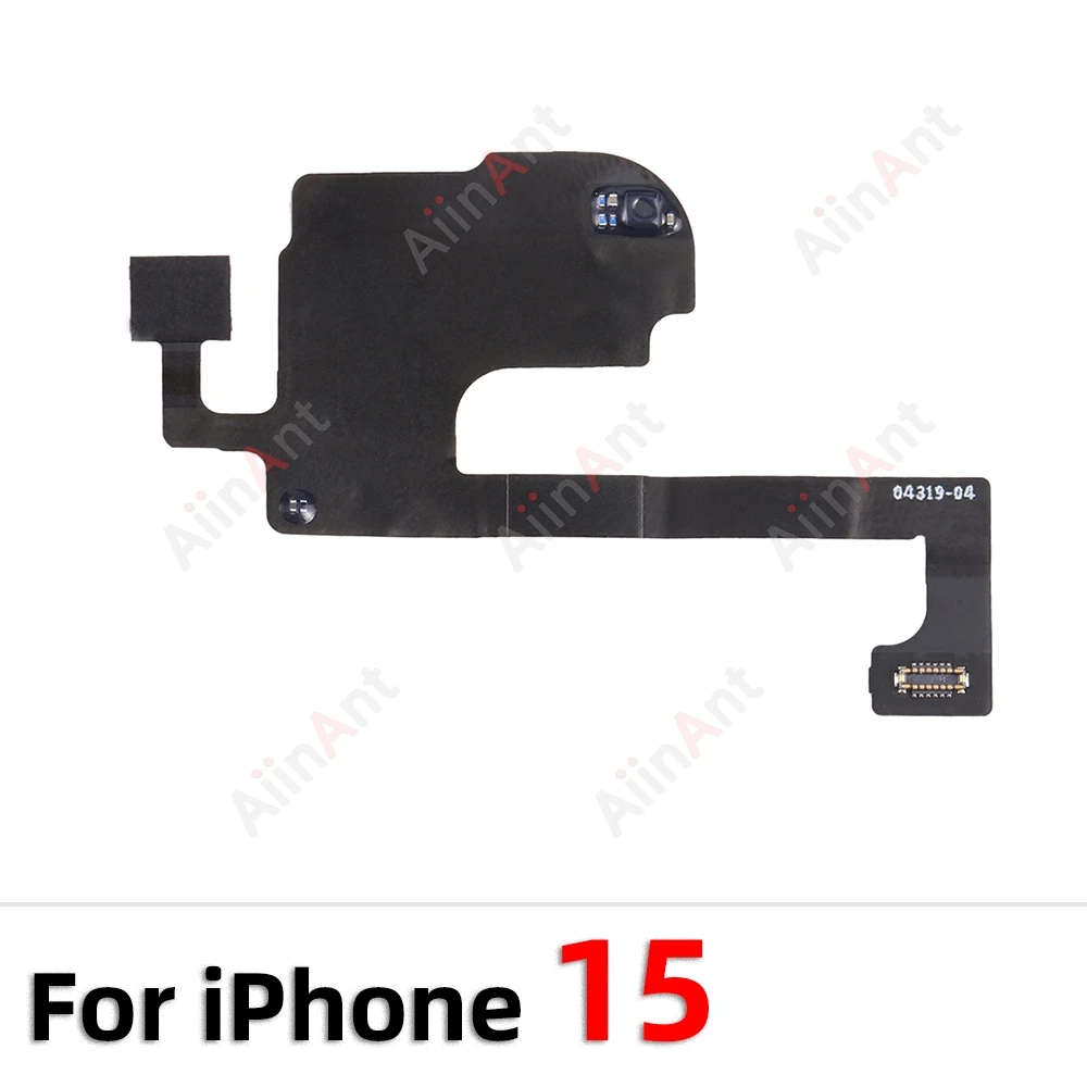 AiinAnt Phone Top Sound Ear Earpiece Speaker Proximity Light Sensor Flex Cable For iPhone 12 13 14 15 Pro Max Plus image 3