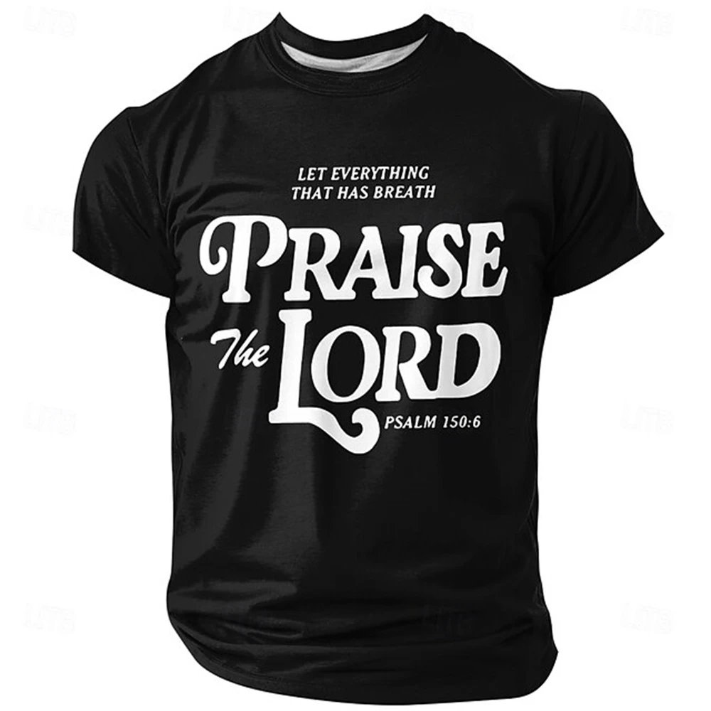 Camiseta Masculina Engraçada com Estampa de Letras 3D, Casual, Gola Redonda, Manga Curta, Verão, Tendência Hip Hop, Moda Streetwear, Confortável