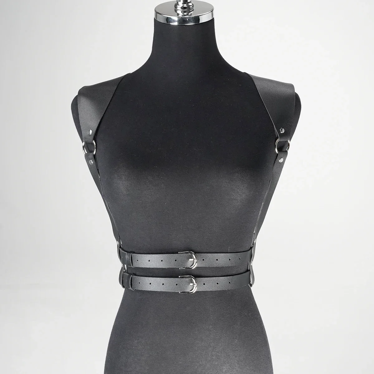 

Женский черный кожаный ремень, модный нагрудный ремень, корсет, эротическое белье, подтяжки, фетиш-одежда, аксессуары для одежды