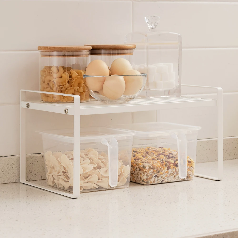 Multi functional desktop storage rack cosmetics storage rack  seasoning rack Applicable to the kitchen, bathroom, garage