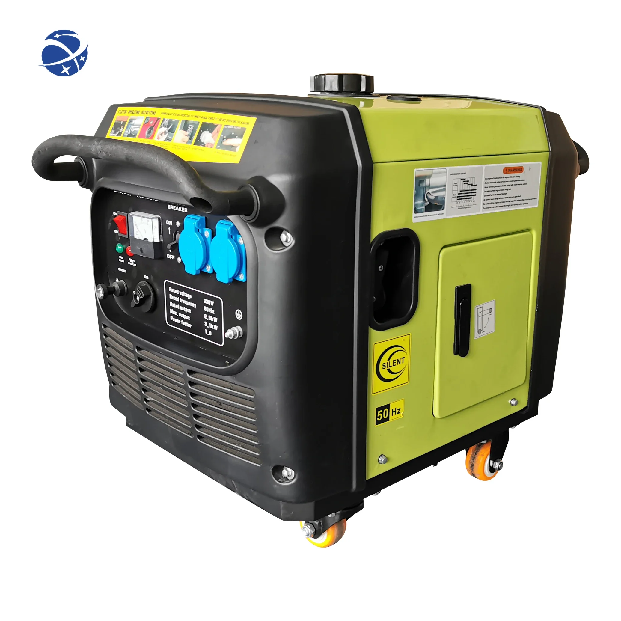 #YUNYI Silent Inverter Gasoline Generator model YD5000i 4 kw portable power generator