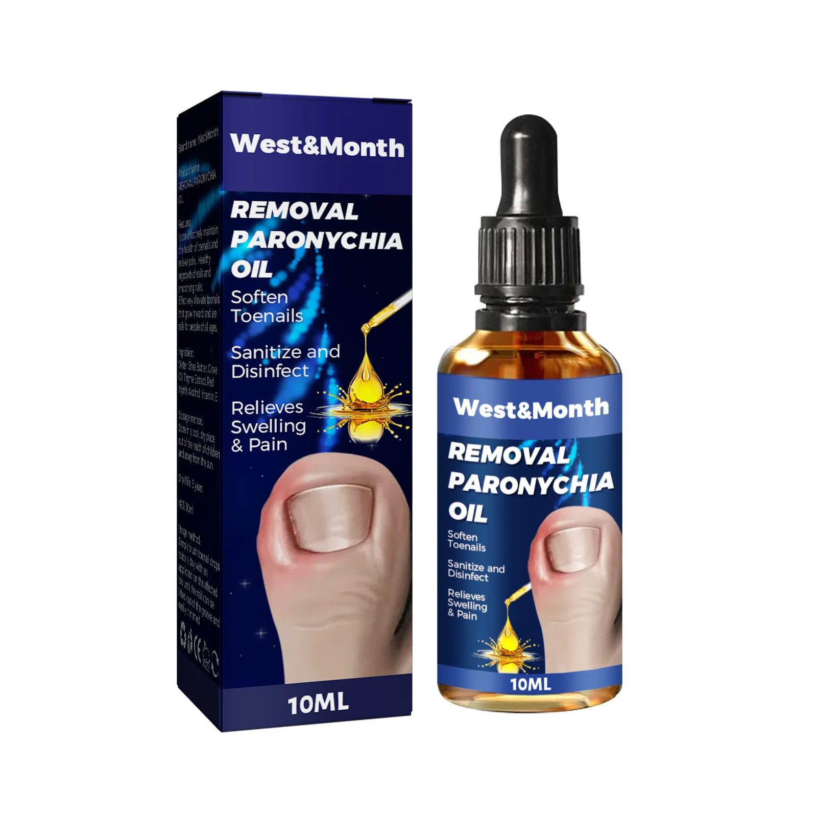 Removal Paronychia Oil Relieves Swelling Pain Putty Nail Repair Softener Trim with Ease Oil Liquid Toenail Treatment Feet  Care