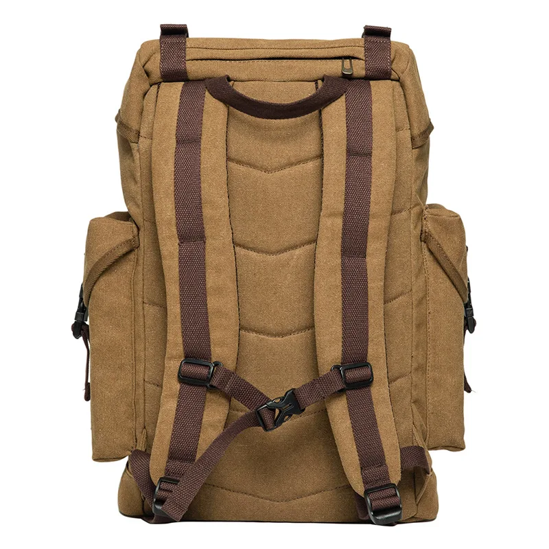 Large capacity retro canvas backpack